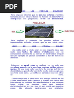 Qué Son Los Paneles Solares