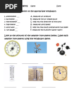 Weather Worksheets For Lesson 3