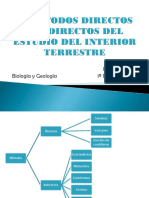 Metodos Directos e Indirectos Del Estudio Del Interior Terrestre