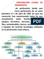 1.1 - 1.5. Equipo de Perforación y Caracteristicas