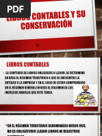 Libros Contables y Su Conservación