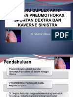 RTD TB Paru Duplex Aktif Dengan Pneumothorax Spontan