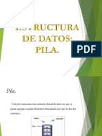 Estructura de Datos Pilas