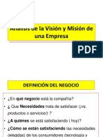 Unidad 2 La Visión y La Misión de La Empresa