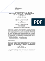 Ethylene Oxidation On Silver Catalysts e