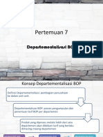 Departementalisasi BOP