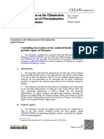 Convention On The Elimination of All Forms of Discrimination Against Women, CEDAW 25 July 2016