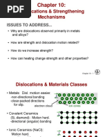 Dislocations & Strengthening Mechanisms