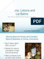 Cream Lotion Slip Balms