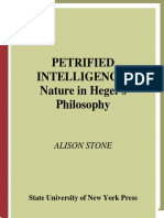 Stone, A - (2005) - Petrified Intelligence. Nature in Hegel's Philosophy PDF