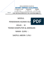 Modul Pai Kelas Xi TKJ Smster 1