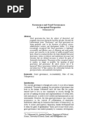 Governance and Good Governance: A Conceptual Perspective: DR .Muhammad Ali, Assistant Professor, Department of Political