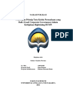 Penerapan Prinsip Tata Kelola Perusahaan Yang Baik (Good Corporate Governance) Dalam Kebijakan Rightsizing BUMN