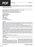 Researching Mental Health Disorders in The Era of Social Media - Systematic Review