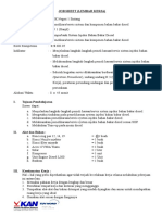 Job Sheet Diesel TKR KD 1