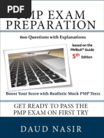 PMP Exam Preparation. 600 Questions With Explanations, 2nd Ed. - (Daud Nasir)