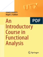 Functional Analysis Kalton