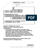 Materi Kuliah THT (Teknologi Kulit) PDF