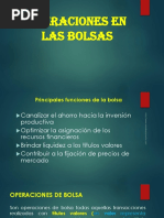 Operaciones en Las Bolsas