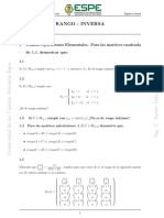 Matrices Rango e Inversa