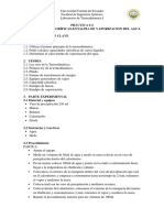 Capacidades Caloríficas-Entalpia de Vaporizacion Del Agua