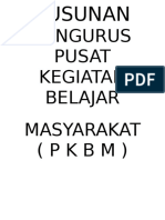 Susunan Pengurus PKBM