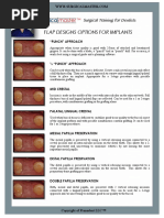 SurgicalMaster Implant Flap Options