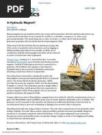 A Hydraulic Magnet - PDF