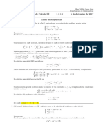 Corrección Examen Final de Cálculo III (Ecuaciones Diferenciales) 5 de Diciembre de 2017