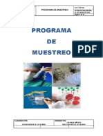 Programa de Muestreo Condeshcol