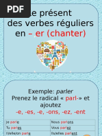 Le Present Verbes en Er Exercice Grammatical Fiche Pedagogique 94931