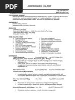 Jodie Rininger Resume