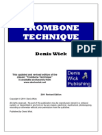 Trombone Technique PDF