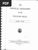 The Political Geography of The Yucatan Maya