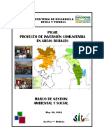 Marco de Gestion Ambiental y Social