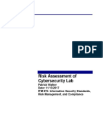 Risk Assessment Project Final Draft