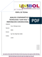 Analisis Comparativo de La Tecnologia Slim Hole Con La Perforacion Convencional de Pozos PERFIL