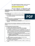 Cédula de Derecho Laboral - Contrato Individual de Trabajo