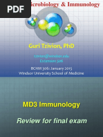 MD3 Immunology Final Exam Review