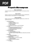 Proyecto Microempresa