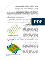 Liquid Cooling - Thermal Analysis of A Cold Plate