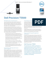 Dell Precision t3500 Specsheet PDF