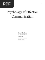 Psychology of Effective Communication