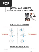 Introdução A Lentes Esféricas e Óptica Da Visão