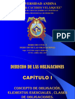 Cap I Derecho de Las Obligaciones