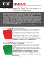 Wiring Regulations Cable Trunking