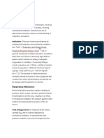 Indications: There Are Numerous Indications For: Respiratory and Cardiac Arrest: Situations Requiring Airway Control