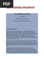 Los Códigos Anunnaki