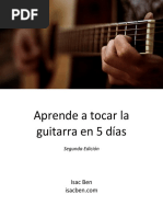 Aprende A Tocar La Guitarra en 5 Días Segunda Edición