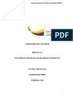 Proyecto de Seguridad Ciudadana, Solidaridad Ciudadana PDF